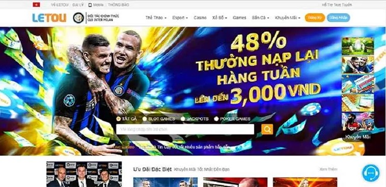 Nạp Tiền Letou: Cơ Hội Nhận Thưởng Khủng Đang Chờ Đón! 2 Nạp Tiền Letou: Cơ Hội Nhận Thưởng Khủng Đang Chờ Đón!